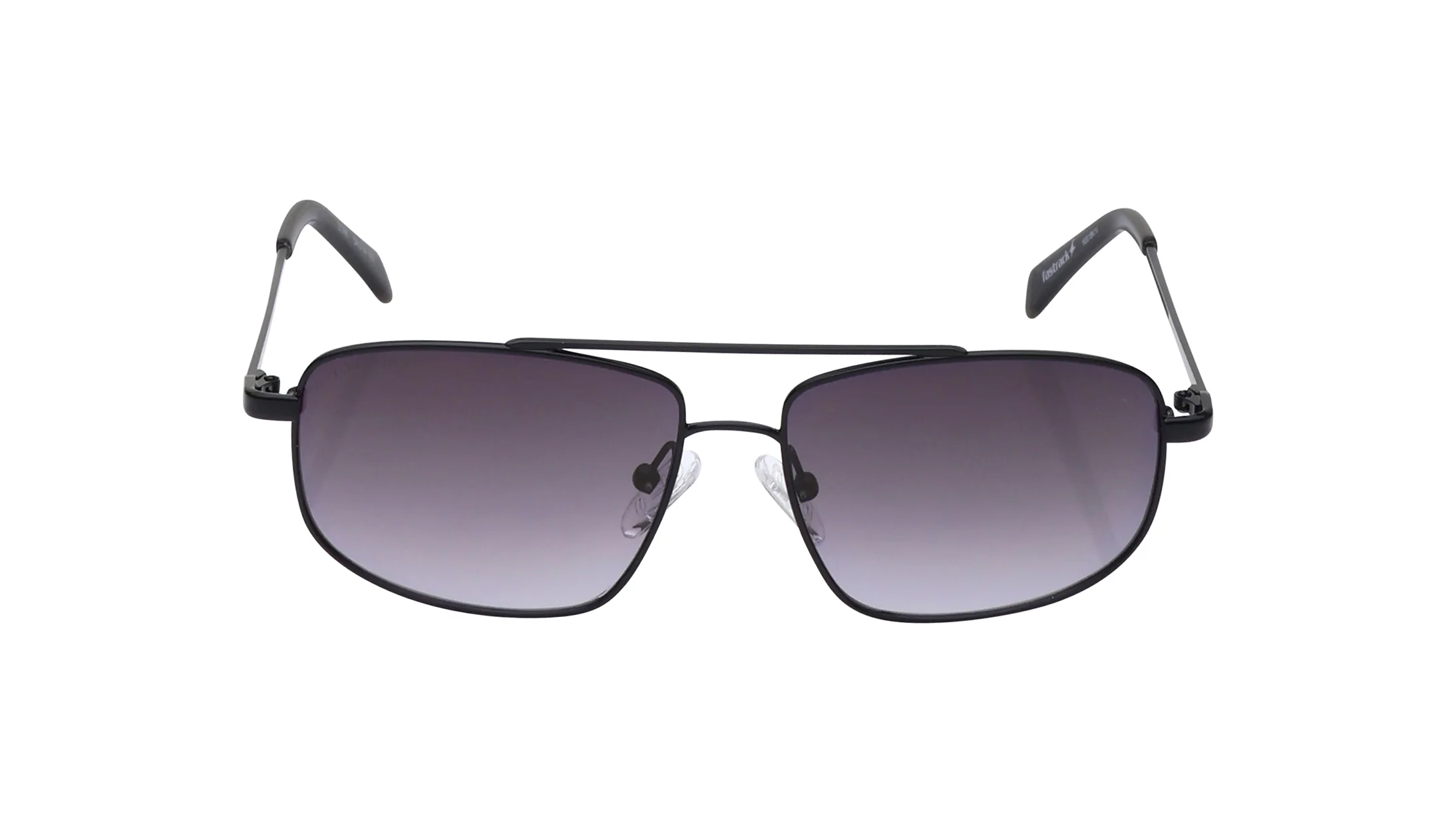 Smoke Rectangle Rimmed Sunglasses From Fastrack
