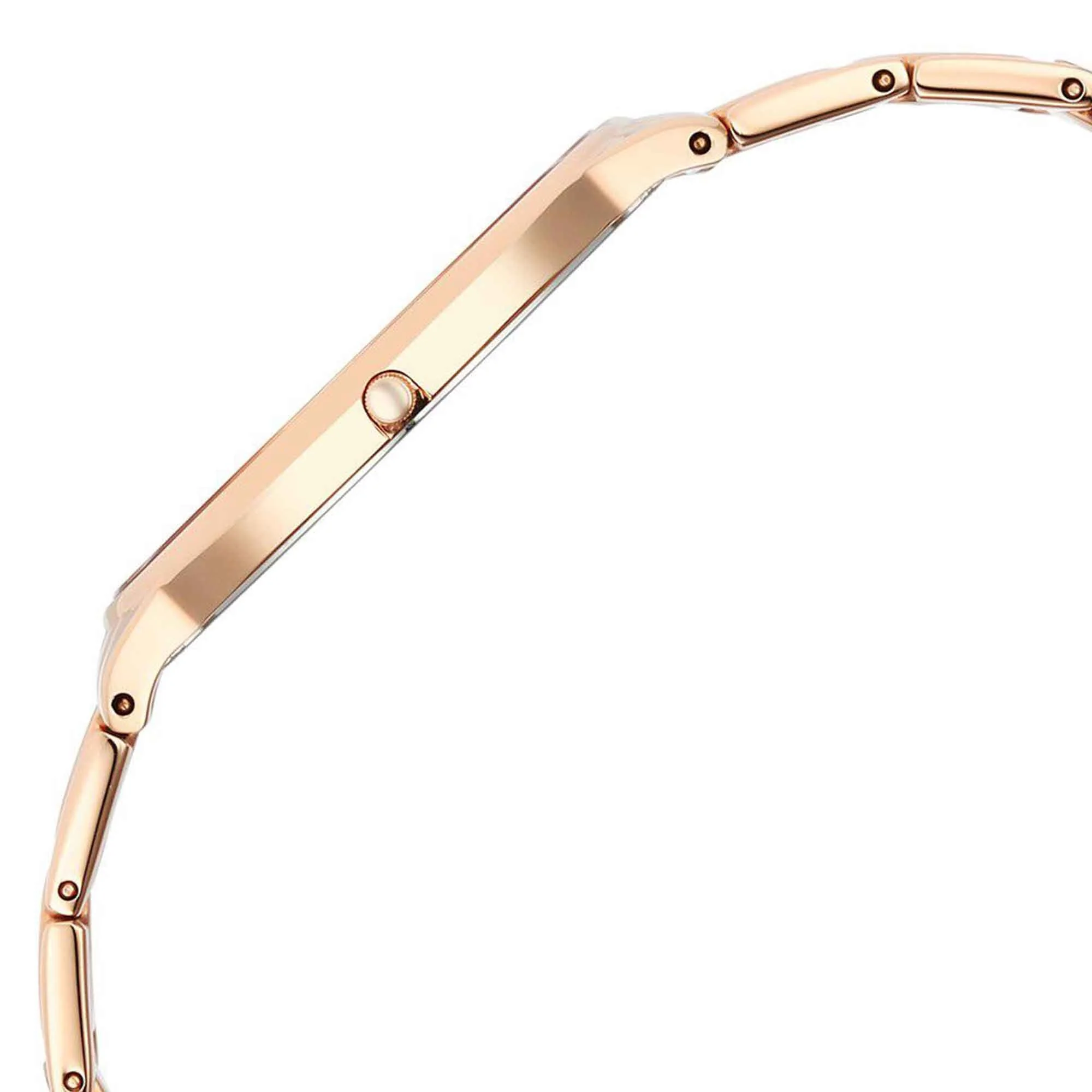 Titan Edge Mother Of Pearl Dial Rose Gold Stainless Steel Strap Analog Watch for Women - Image 4