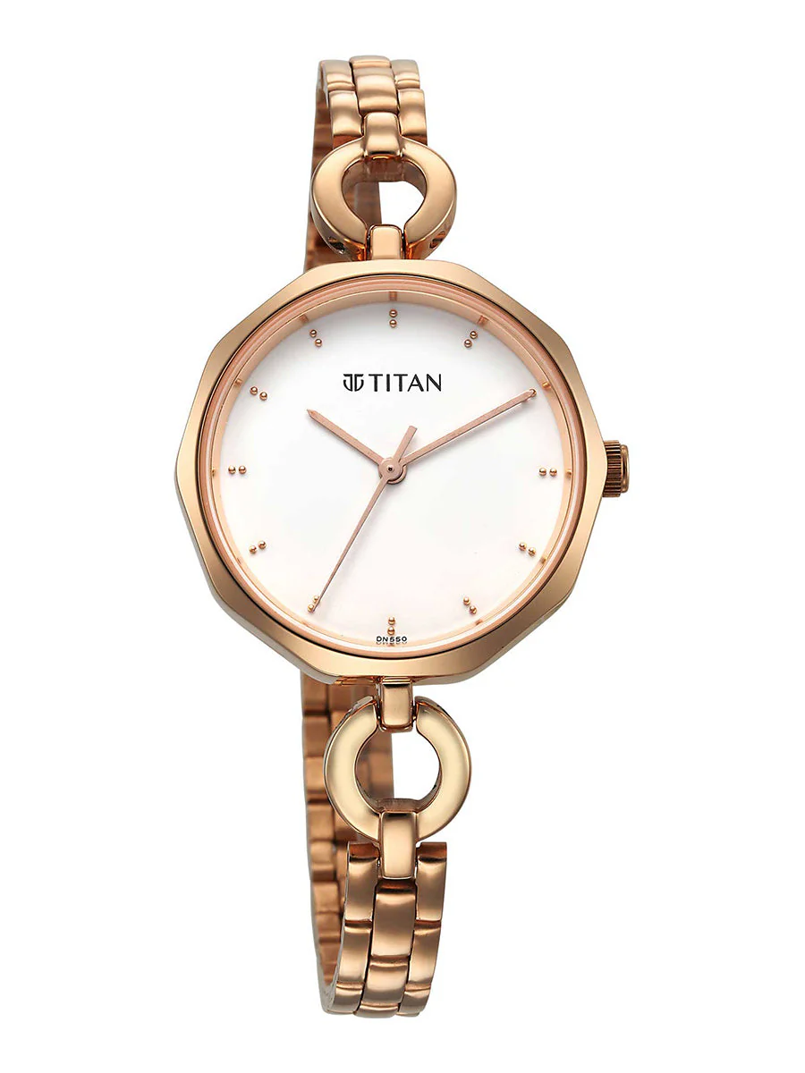 Titan Karishma White Dial Watch for Women 2702WM01 - Image 2