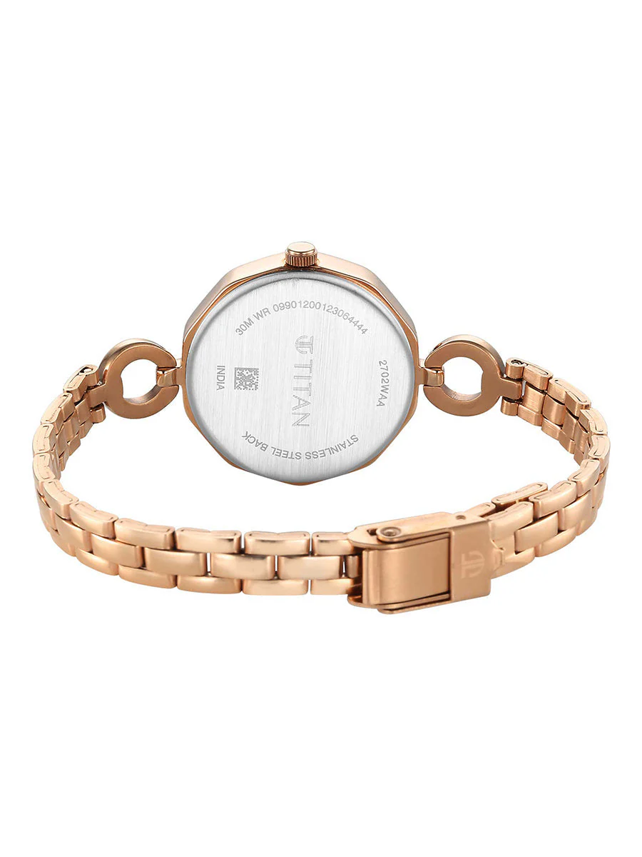 Titan Karishma White Dial Watch for Women 2702WM01 - Image 5