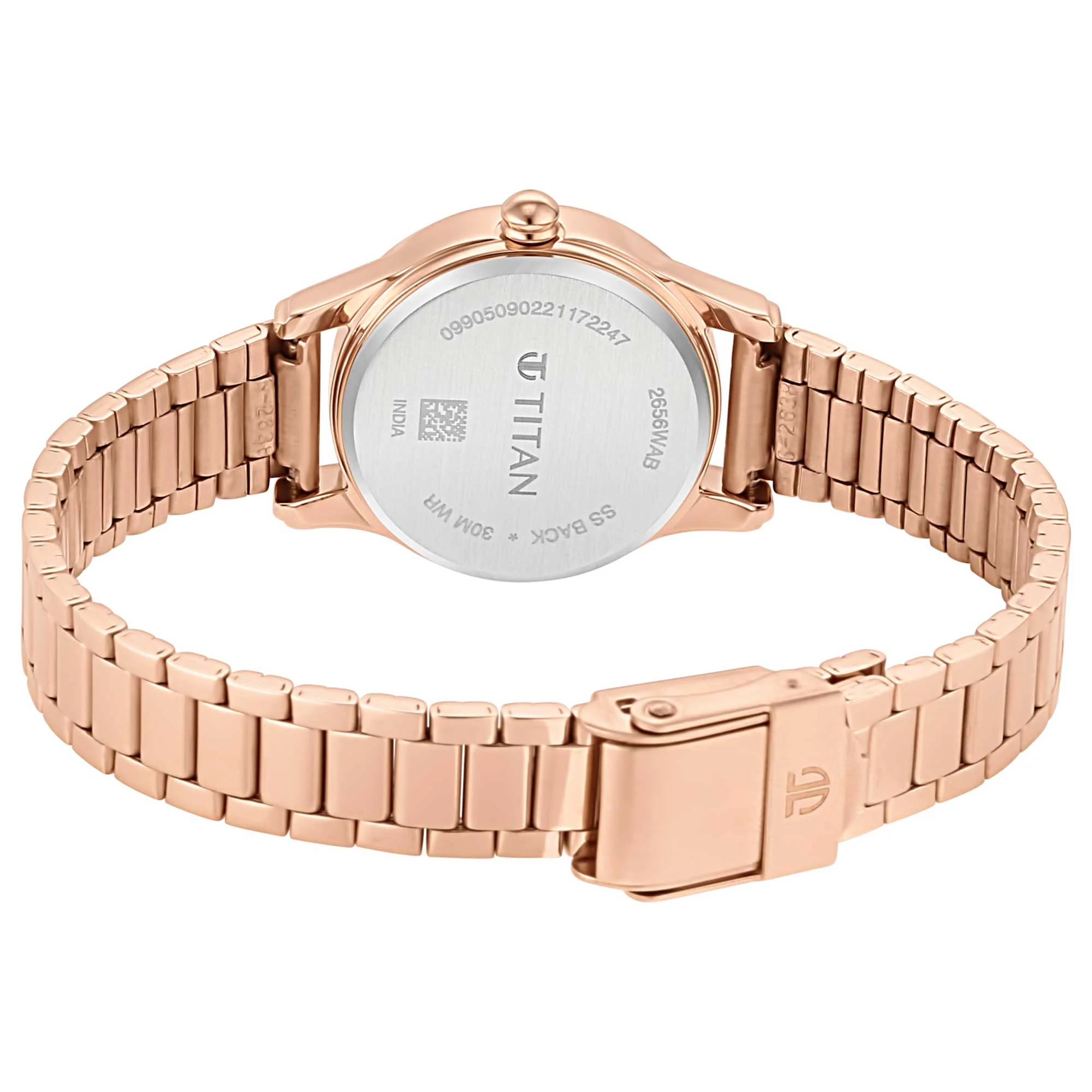 Titan Lagan Silver Dial Women Watch With Metal Strap - Image 4