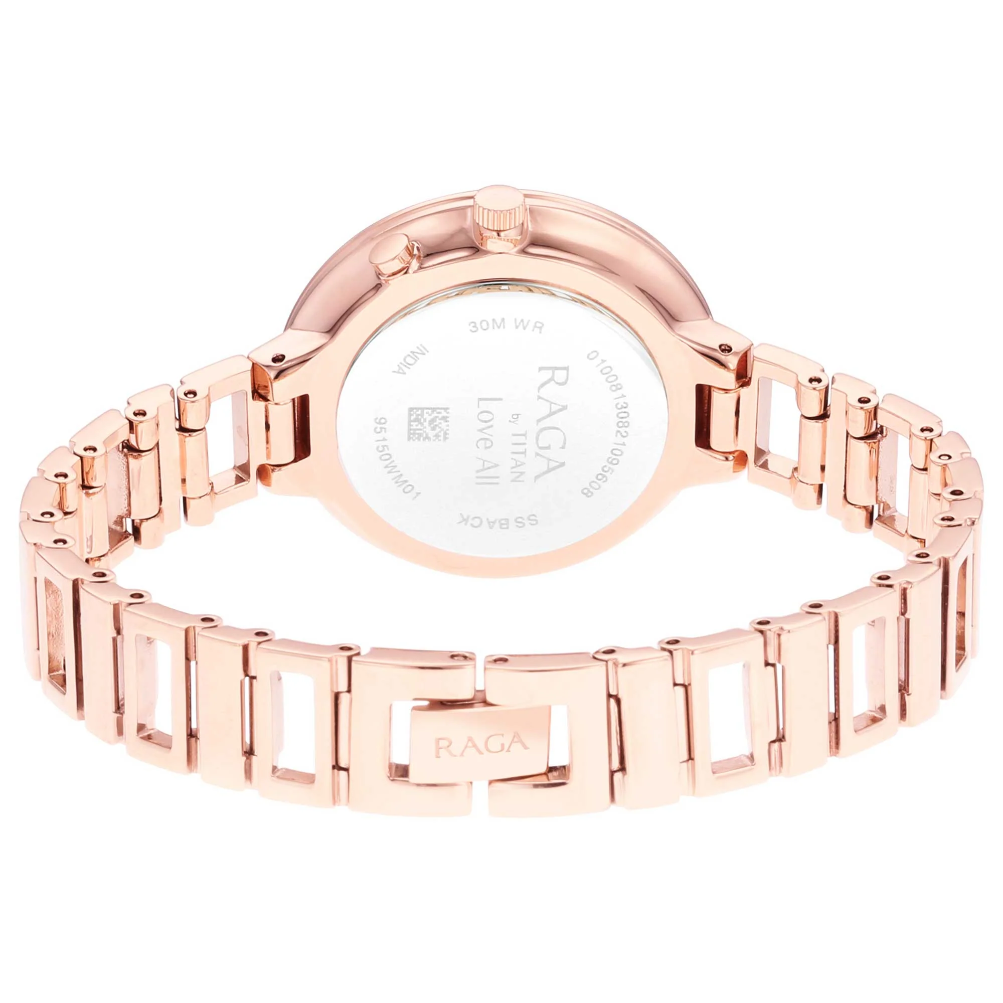Titan Raga Love All Mother Of Pearl Dial Women Watch With Metal Strap - Image 4
