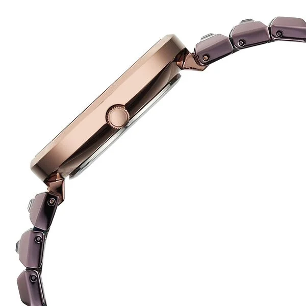 Titan Raga Brown Dial Metal Strap Analog Quartz Watch for Women - Image 4