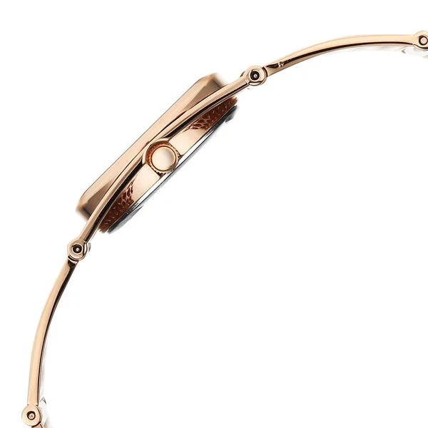 Titan Raga White Mother Of Pearl Rectangular Dial Rose Gold Stainless Steel Strap Analog Watch for Women - Image 6