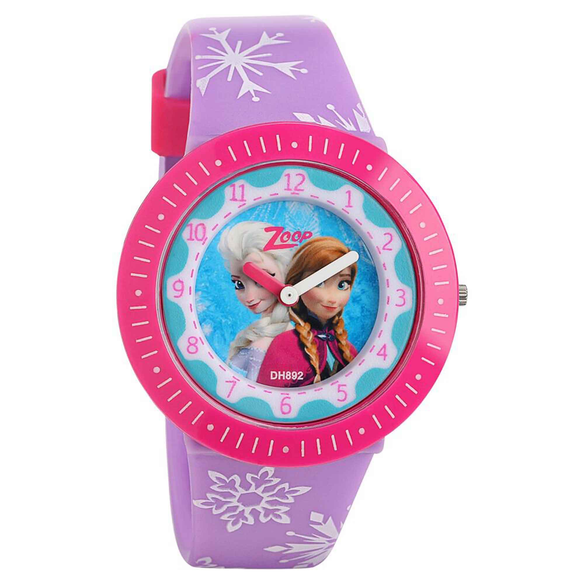Zoop Disney Frozen Analog Watch with Blue Dial & Multicoloured Strap for Girls Kids, from House of Titan - Image 2