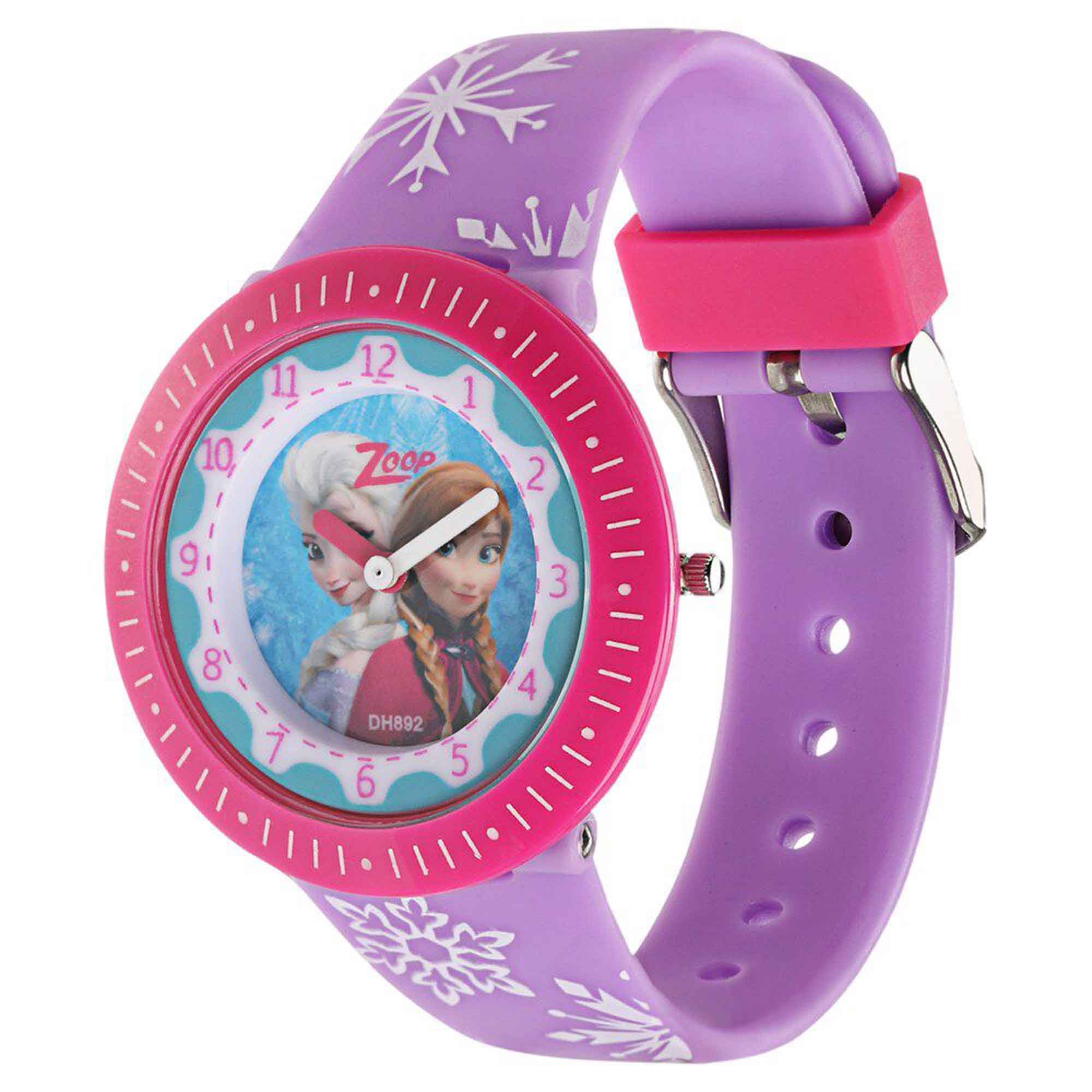 Zoop Disney Frozen Analog Watch with Blue Dial & Multicoloured Strap for Girls Kids, from House of Titan - Image 3